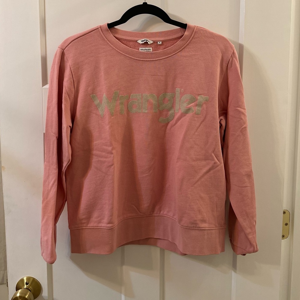 Wrangler Women's Pink Crew Neck Sweater